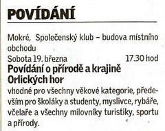 Rychnovský deník 13.3.2010