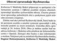 Opočenské noviny 6.5.2010