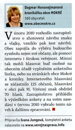 Veřejná správa 1/2011 - Anketa - Znaky vybírali občané