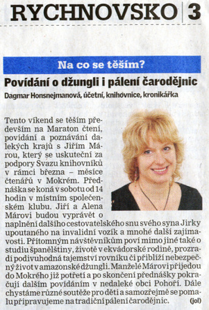 Rychnovský deník 26.3.2011