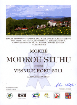 Diplom Modrá stuha 2011