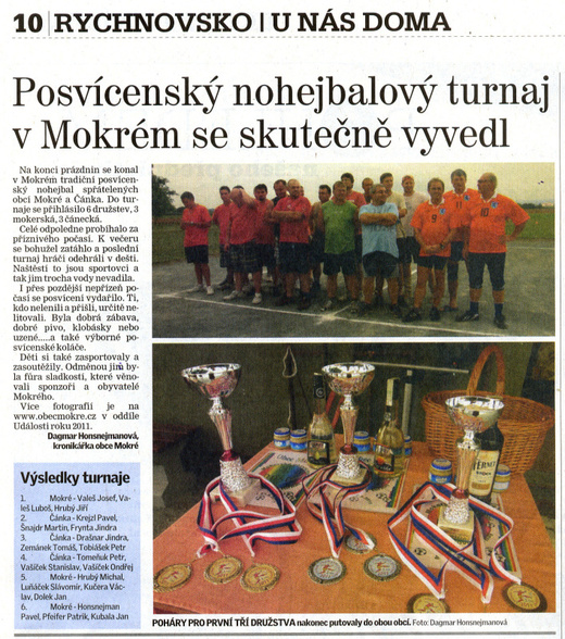 Rychnovský deník 9.9.2011