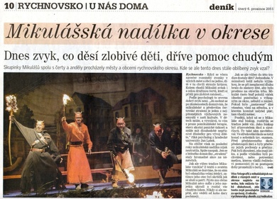 Rychnovský deník 6.12.2011
