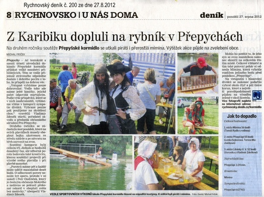 Rychnovský deník 27.8.2012