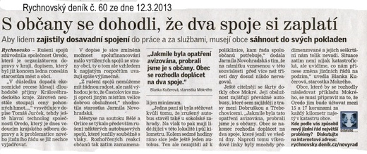 Rychnovský deník 12.3.2013