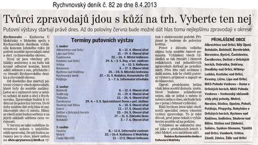 Rychnovský deník 8.4.2013