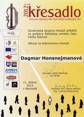 Křesadlo 2012 - diplom