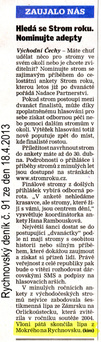 Rychnovský deník 18.4.2013