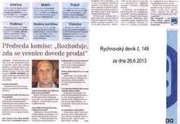 Rychnovský deník 26.6.2013