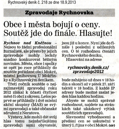 Rychnovský deník 18.9.2013