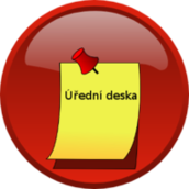 úřední deska buton